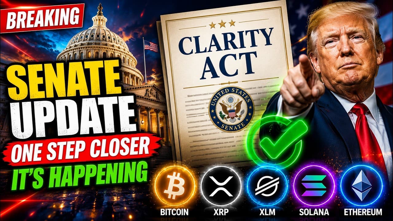 🚨 BREAKING: SENATE CRYPTO CLARITY ACT UPDATE COULD SHAKE THE MARKET!