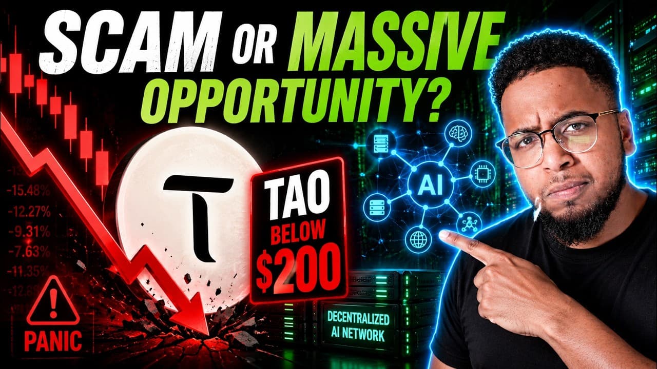 BITTENSOR ($TAO) JUST HIT A MULTI YEAR LOW! SCAM OR MASSIVE OPPORTUNITY?